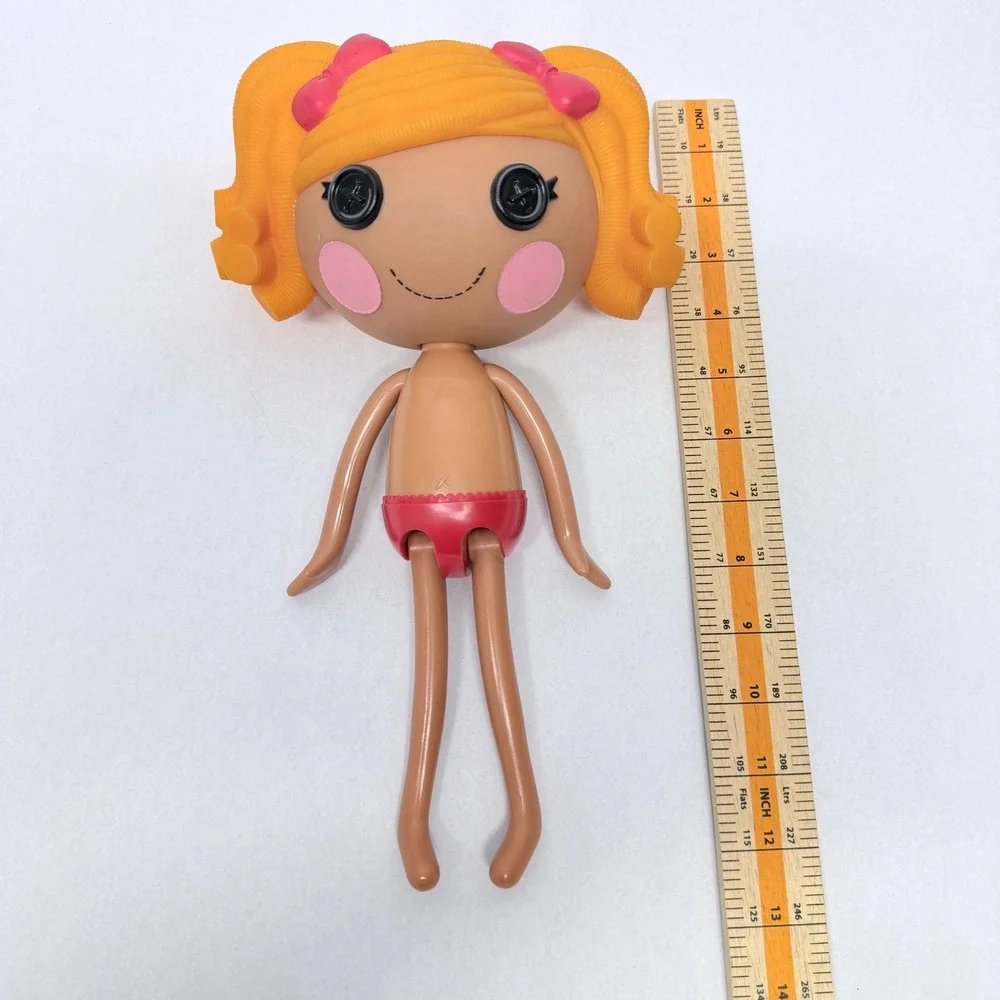 Lalaloopsy Doll Orange Hair Button Eyes 2009 12 Inch Figure No Outfit